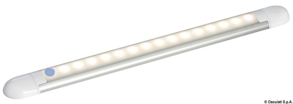 Plafoniera lineare a 14 LED bianca 12 V - 13.192.40