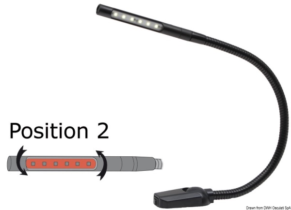 Luce carteggio snodata a led - 13.228.11