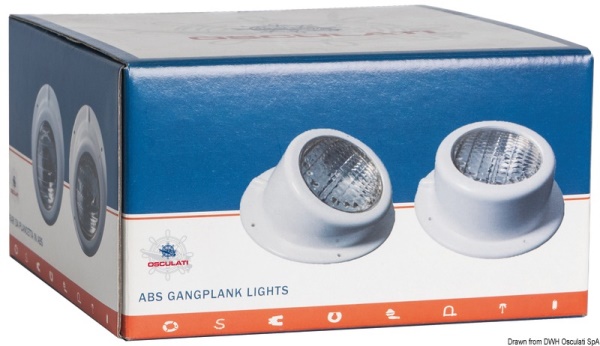 Faro da plancetta 24 V 50 W dritto - 13.257.24