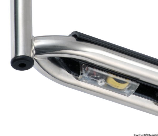 Luce per scaletta gradino doppio XL 57 mm 2 pz - 13.266.01