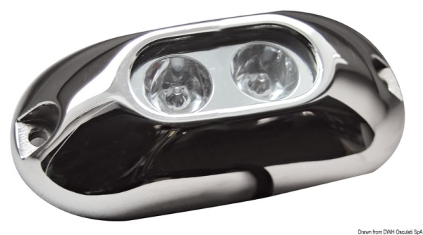 Faro subacqueo 2 LED blu - 13.280.98