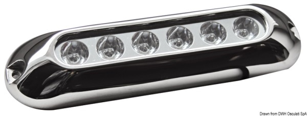 Faro subacqueo 6 LED blu - 13.281.06