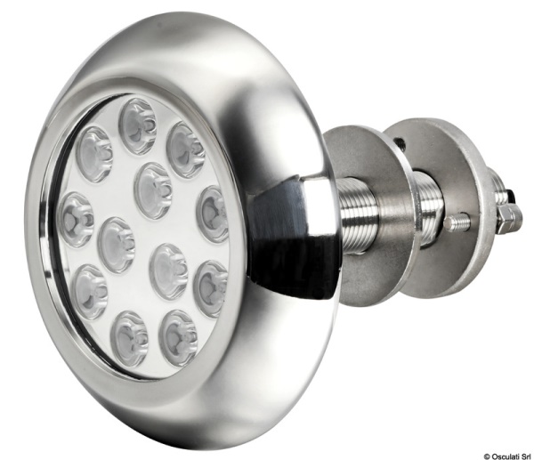 Faro subacqueo 12 LED bianchi con prigioniero - 13.298.00