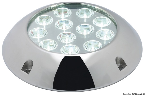 Faro subacqueo 12 LED RGBW con viti - 13.298.02