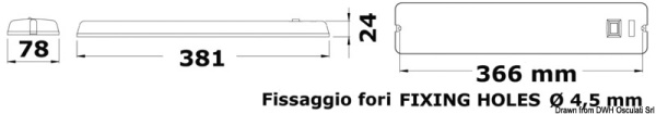 Plafoniera led  12 Volt  3 Watt - 13.340.16