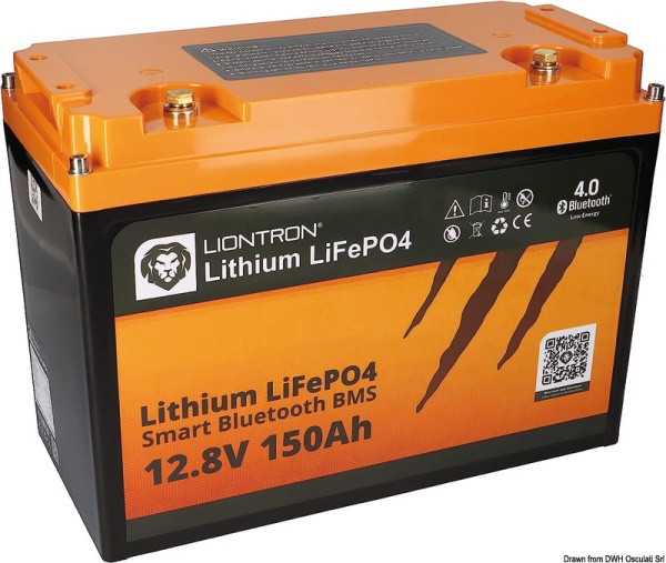 Batteria litio 100Ah con BMS e Bluetooth - 12.460.03