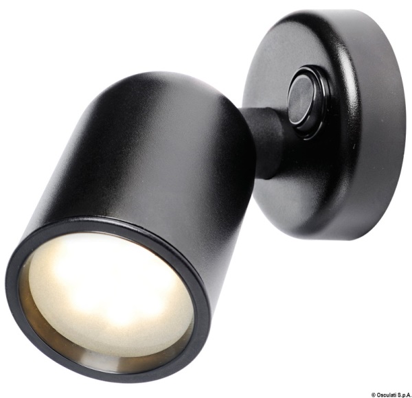 Faretto ABS nero LED - 13.517.00