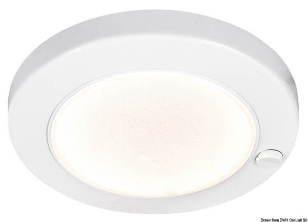 Plafoniera ABS Saturn LED bianca a filo - 13.833.11