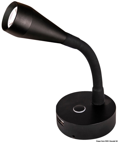 Faretto LED Batsystem LEIA Total black - 13.867.21