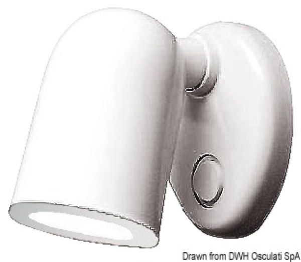 Applique Tube 12 LED ABS bianco - 13.868.10