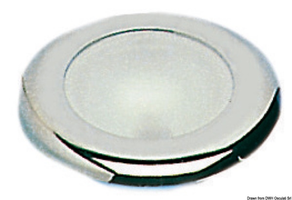 Plafoniera Nova ABS cromato con interruttore - 13.877.75