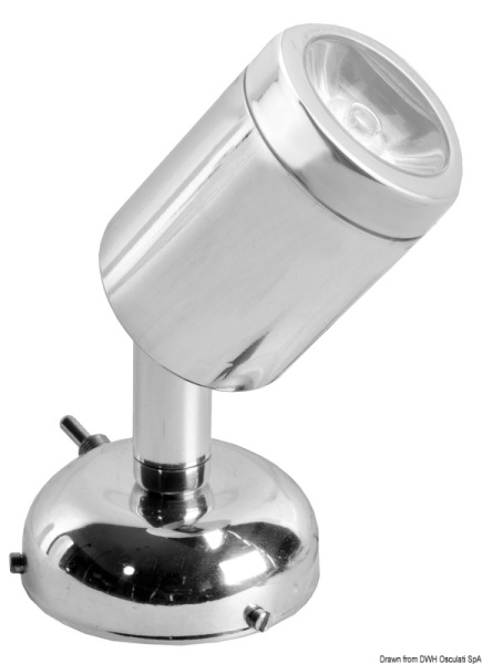 Applique snodata inox 1 x 3 W HD - 13.904.01