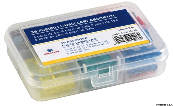 Assortimento fusibili lamellari - 14.004.00