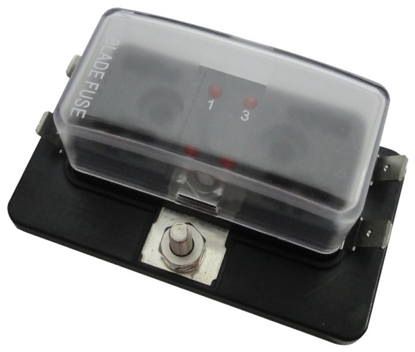 Scatola portafusibili lamellari MINI 4 uscite - 14.101.04
