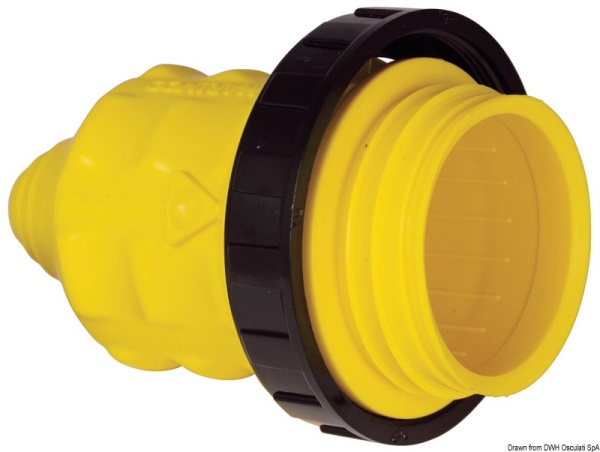 Cappuccio giallo x spina 30 A - 14.103.00