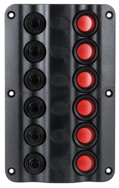 Pannello elettrico Wave 6 interruttori - 14.104.02