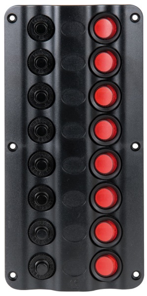 Pannello elettrico Wave 8 interruttori - 14.104.03
