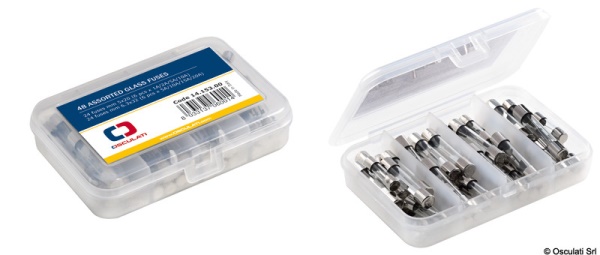 kit 48 pz. assortiti Fusibili in Vetro - 14.153.00