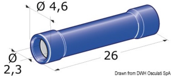 Spinotto giunzione femmina 1-2,5 mm² - 14.186.81