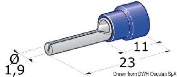 Spinotto giunzione maschio 1-2,5 mm² - 14.186.91