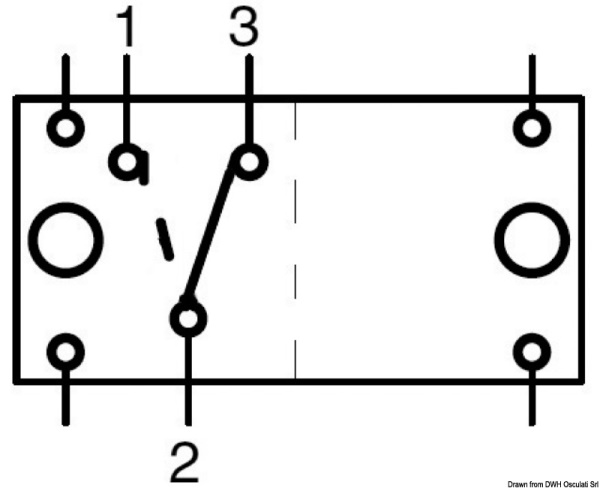 Interruttore ON-ON 2 lampadine 12 V - 14.192.07