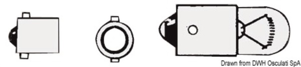 Lampadina a baionetta 12 V 4 W - 14.250.00