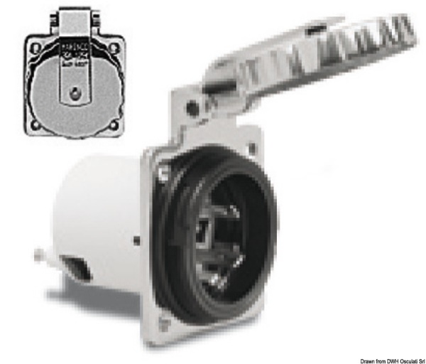 Presa inox Marinco 16 A - 14.302.00