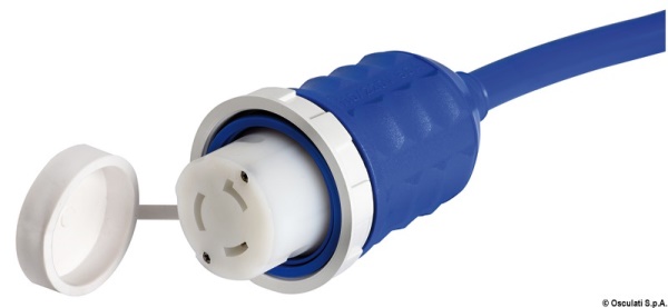 Spina + cavo 15 m blu 50 A - 14.334.25