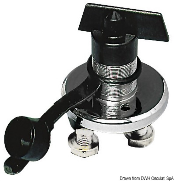 Staccabatteria in policarbonato nero - 14.386.02