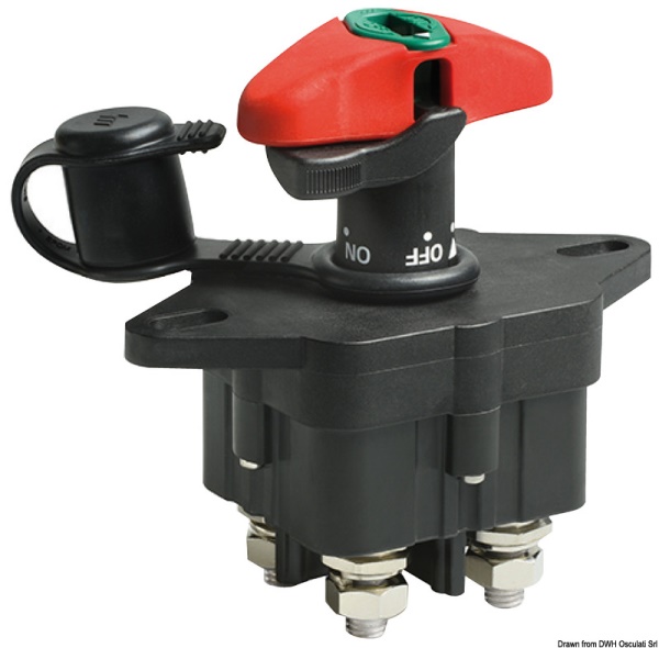 Staccabatteria bipolare con chiave 250A LITTELFUSE - 14.386.20