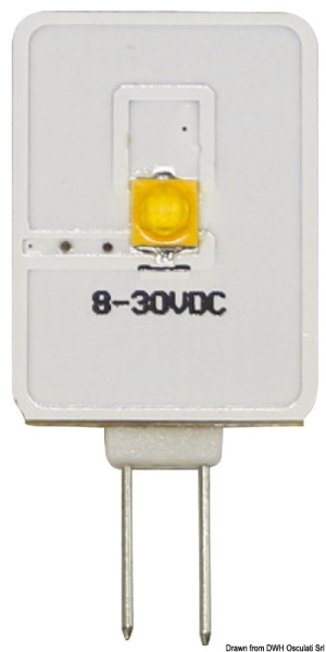 Lampadina LED G4 attacco laterale 12/24V - 14.450.15