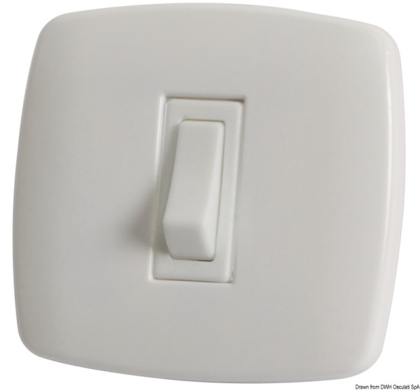 Interruttore Contemporary 1 p. bianco - 14.484.01