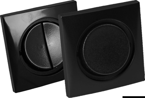 Interruttore doppio nero/nero - 14.486.15