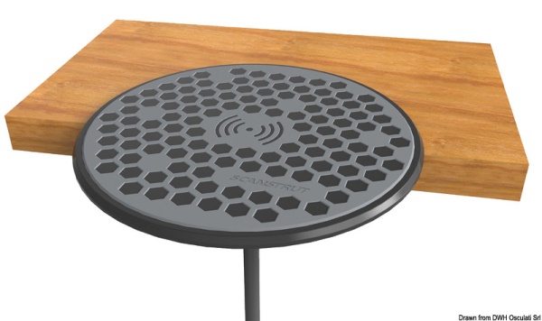 Caricabatterie wireless stagno ROKK incassato 10W - 14.515.12