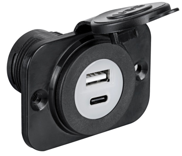 Presa incasso doppia USB Type-A + Type-C - 14.516.05