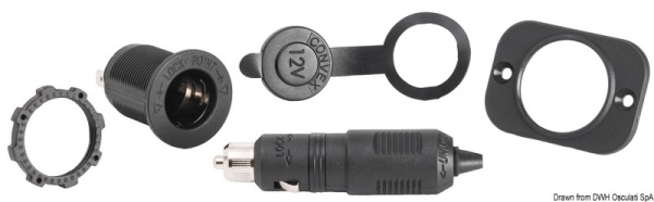 Kit spina + presa ad incasso - 14.517.00