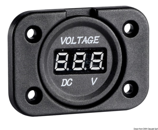 Voltmetro digitale 8/32 V da incasso - 14.517.20