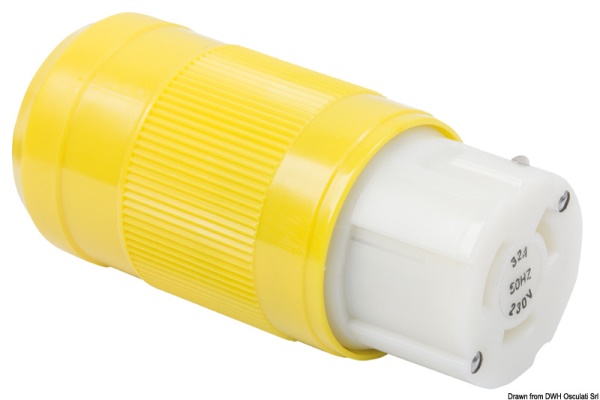 Spina Marinco bipolare monofase 3 fili - 14.587.03