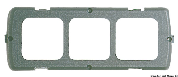 Supporto triplo grigio - 14.659.02