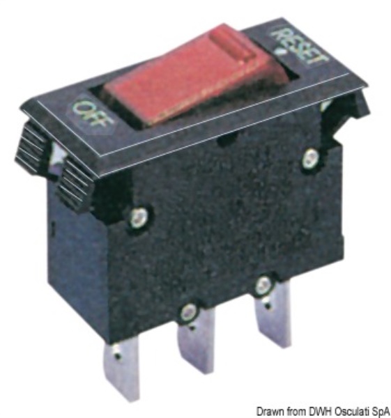 Interruttore termico a bascula 5 A - 14.732.05