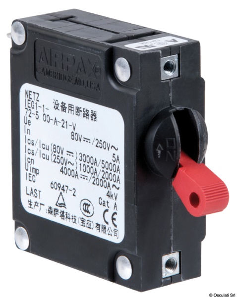 Interruttore Airpax magnetoidraulico 50 A - 14.736.50
