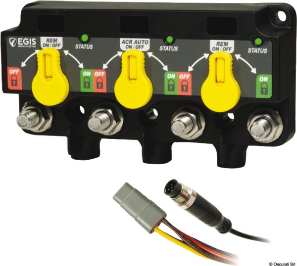 XD NMEA 2000 Triple - (Relay/VSR/Relay) w/Knobs - 12P DT - 14.872.06