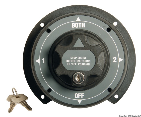 Deviatore Heavy Duty 30 A 12/24 V - 14.904.00