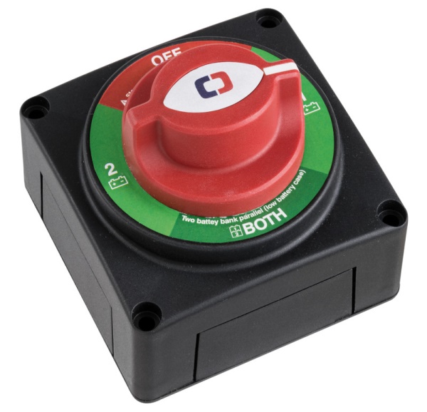 Interruttore/deviatore per batterie 550A OFF-1-BOTH-2 - 14.923.22