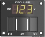 Osculati - Pannellino tester digitale per 2 batterie IP56