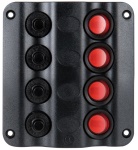 Osculati - Pannello elettrico Wave 4 interruttori