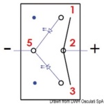 Osculati - Interruttore Marina R ON-OFF-ON due circuiti