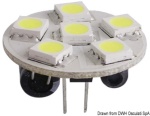 Osculati - Lampadina 6 LED G4 Ø 24 mm attacco posteriore
