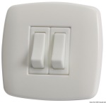 Osculati - Interruttore Contemporary 2 p. bianco