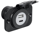 Osculati - Presa incasso doppia USB Type-A + Type-C